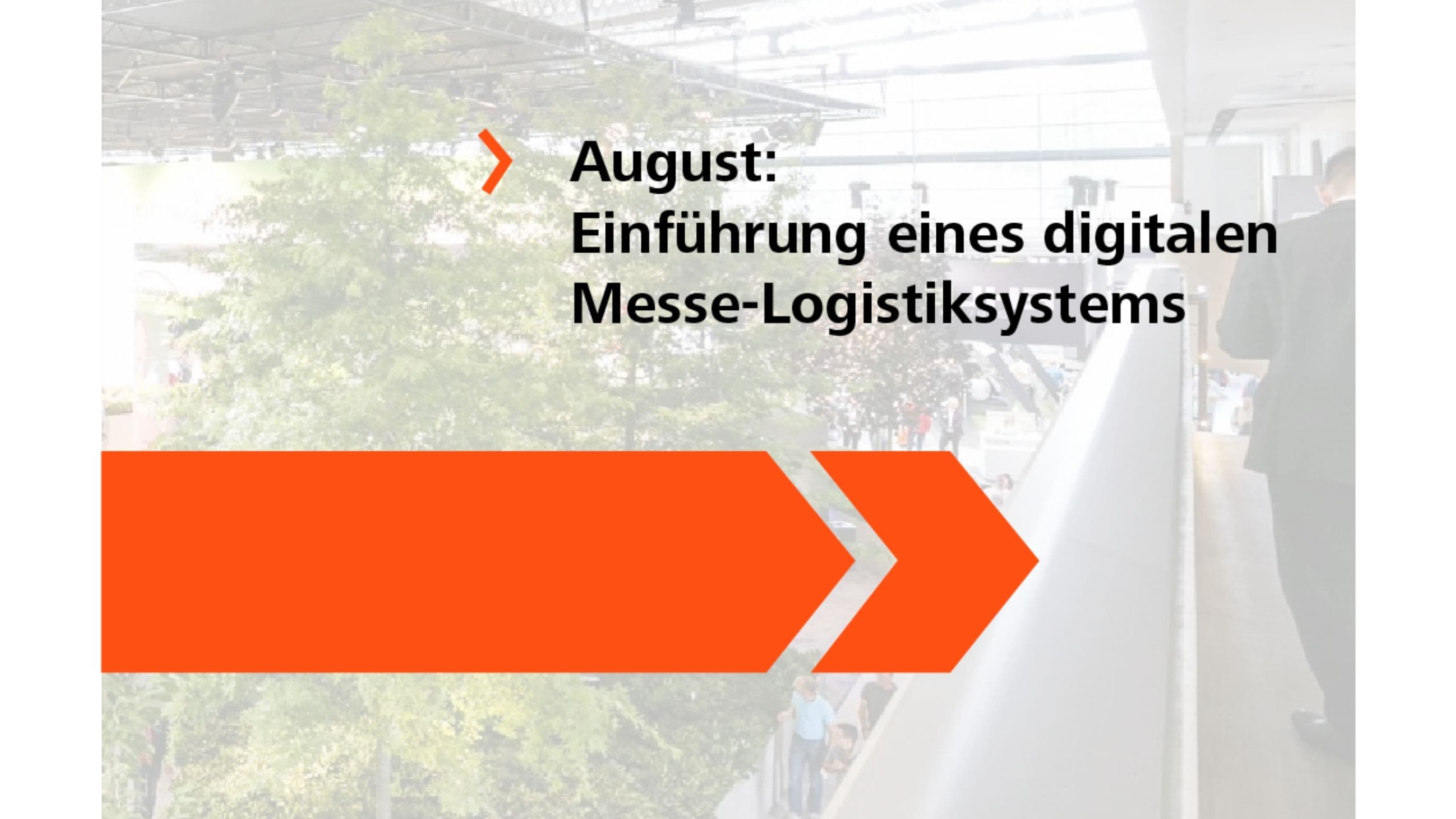 Einführung eines digitalen Messe-Logistiksystem